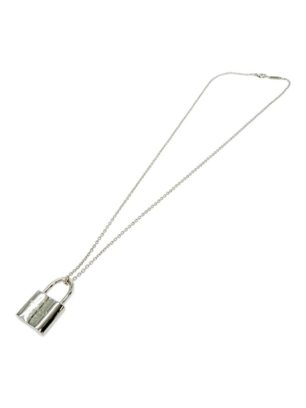 Tiffany & Co Silver 1837 Lock Necklace